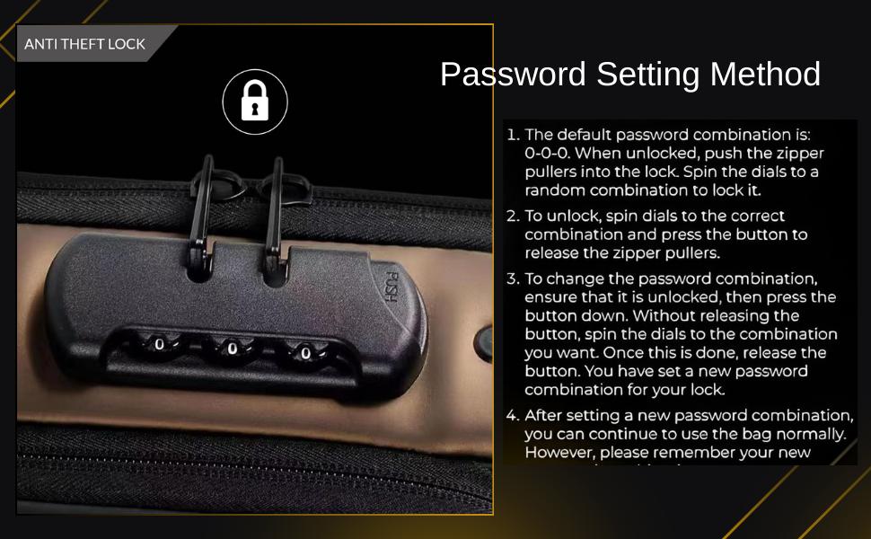 Anti Theft Sling Bag for Men & Women Black