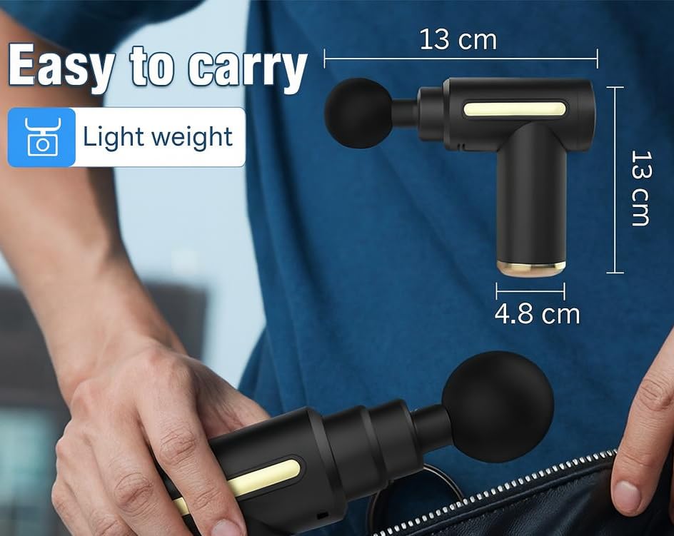 Deep Tissue Massage Gun with LCD Display