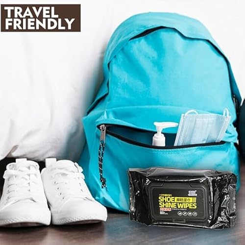 Shoe Cleaning Wipes - Pack of 2 (80+80 Wipes)