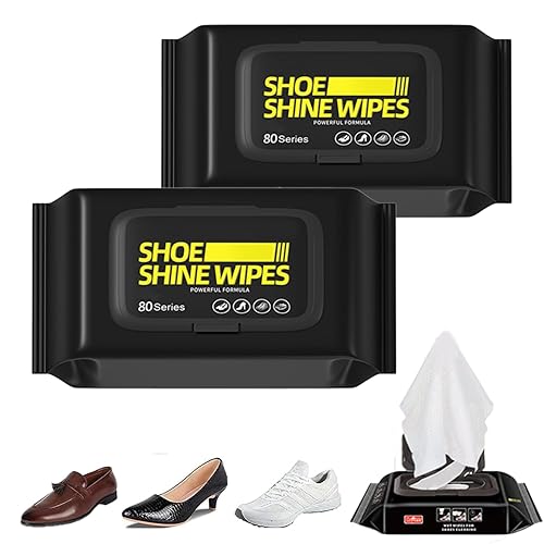 Shoe Cleaning Wipes - Pack of 2 (80+80 Wipes)