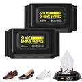 Shoe Cleaning Wipes - Pack of 2 (80+80 Wipes)