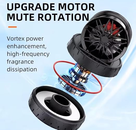 Solar Rotating Car Dashboard Air Freshener/Perfume Diffuser