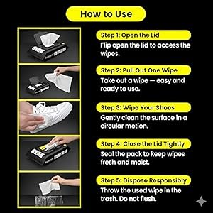 Shoe Cleaning Wipes - Pack of 2 (80+80 Wipes)